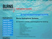 Tablet Screenshot of burnselectronics.com.au